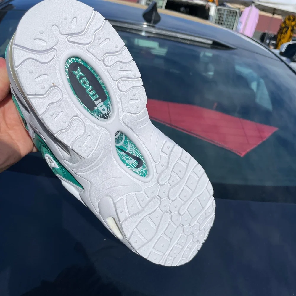 Nike Air Metal Max Neptune Green White Casual Shoes Men’s Sz 10M US/44EU - Picture 9 of 10